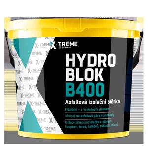 Asfaltová izolačná stierka HYDRO BLOK B400 5 kg vedro                           