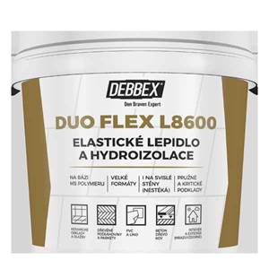 Elastické lepidlo a hydroizolácia DUO FLEX L8600 5 kg vedro béžová              