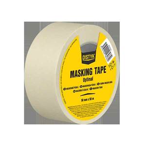 Maskovacia páska 50 mm, dĺžka 50 m svetlo žltá                                  