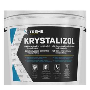 Cementová kryštalizačná hydroizolácia Krystalizol 20 kg vedro sivá              