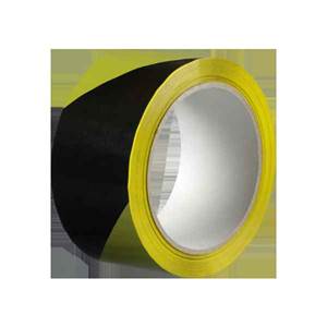 Lepiaca páska výstražná 50 mm, dĺžka 66 m žlto - čierna / pravá                 