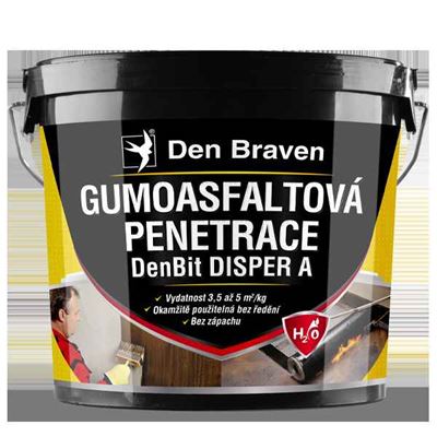 Gumoasfaltová penetrácia DenBit DISPER A 10 kg vedro                            