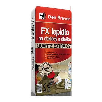 FX lepidlo na obklady a dlažbu QUARTZ EXTRA C2T 25 kg vrece                     