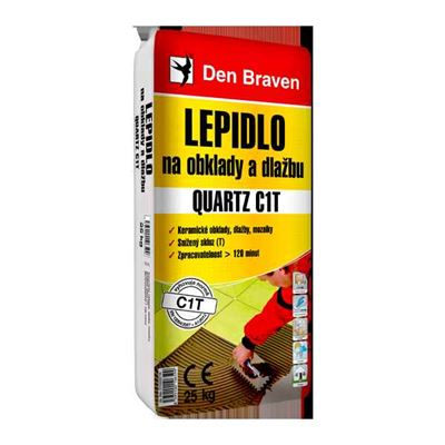 Lepidlo na obklady a dlažbu QUARTZ C1T 25 kg vrece                              